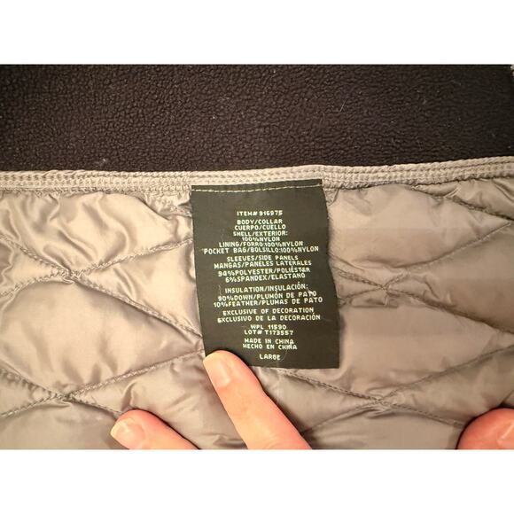 32 Degrees Heat Women’s Large Gray Quilted Lightweight Jacket Full Zip Puffer - Picture 4 of 9